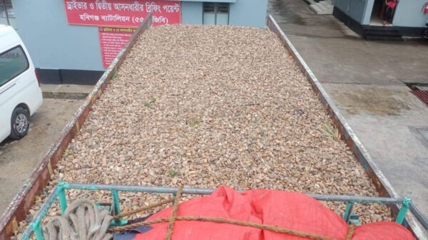 মাধবপুরে বিজিবির অভিযানে কোটি টাকার ভারতীয় জিরা ও ফুচকাসহ ট্রাক জব্দ