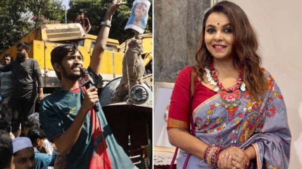 ৩২ নম্বরে বুলডোজার নিয়ে যাওয়া দলকে ‘রাজাকার’ আখ্যা শাওনের