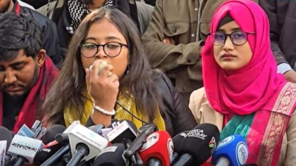 ওপর মহলের চাপে আমাকে ফাঁসানো হয়েছে: সংবাদ সম্মেলনে তাহরিমা জান্নাত সুরভীর অভিযোগ